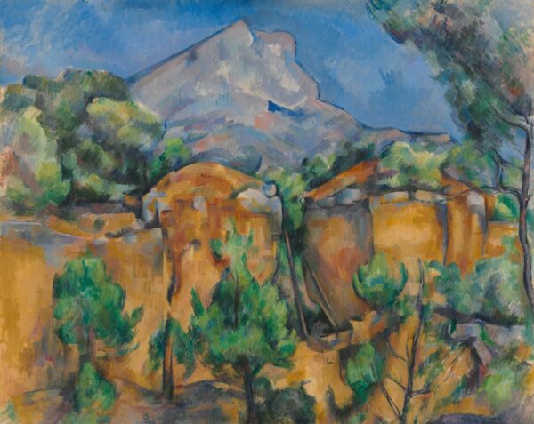 Mont Sainte-Victoire Seen from the Bibémus Quarry - by Paul Cézanne