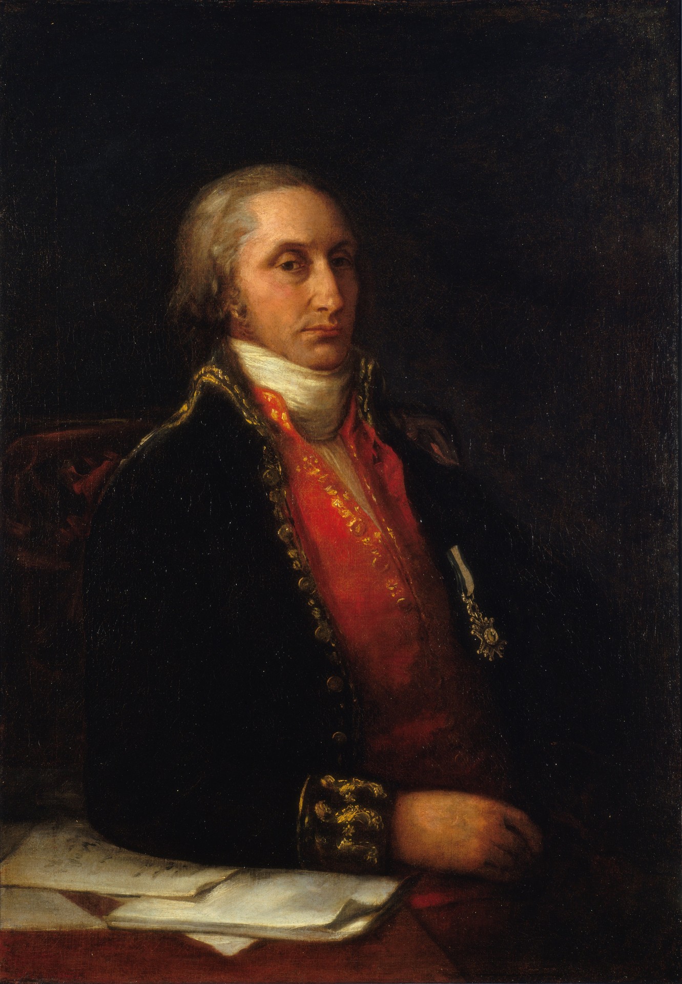 Don Antonio Raimundo Ibáñez - by Francisco Goya y Lucientes
