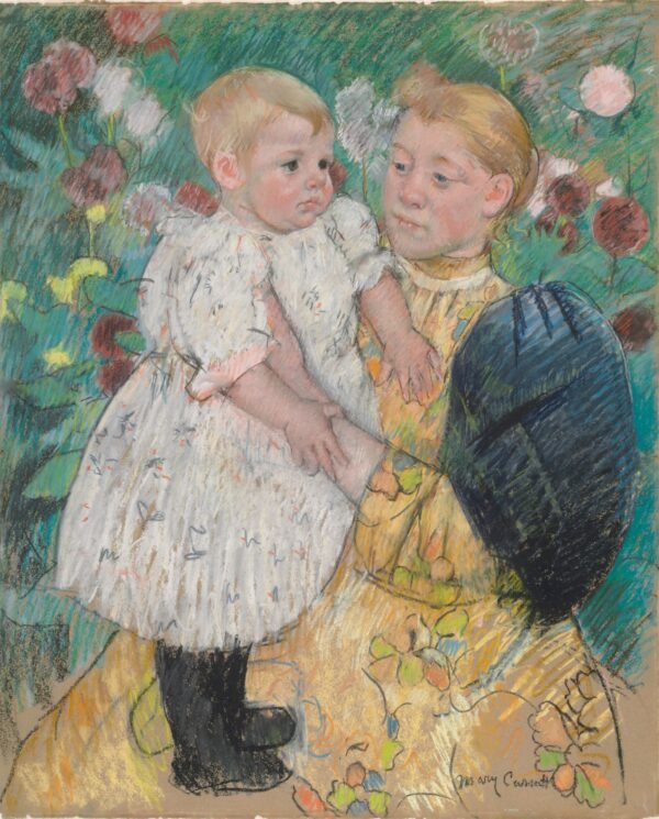 In the Garden - by Mary Cassatt