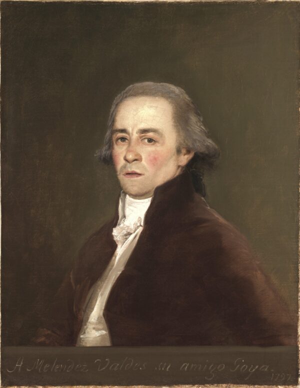 Portrait of Juan Antonio Melendez Valdes - by Francisco Goya y Lucientes