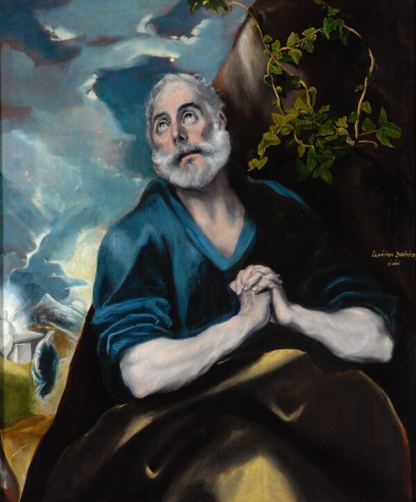 The Tears of St. Peter - by El Greco