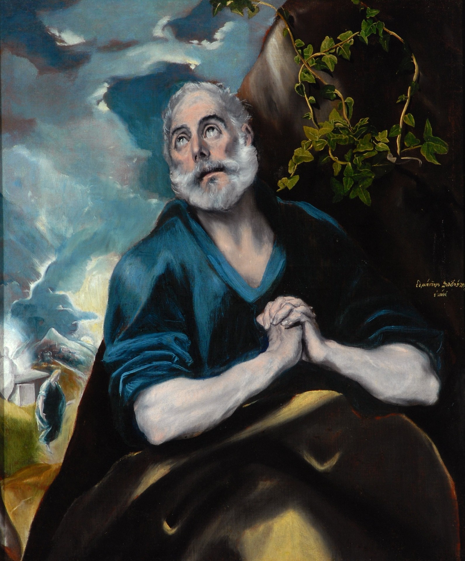 The Tears of St. Peter - by El Greco