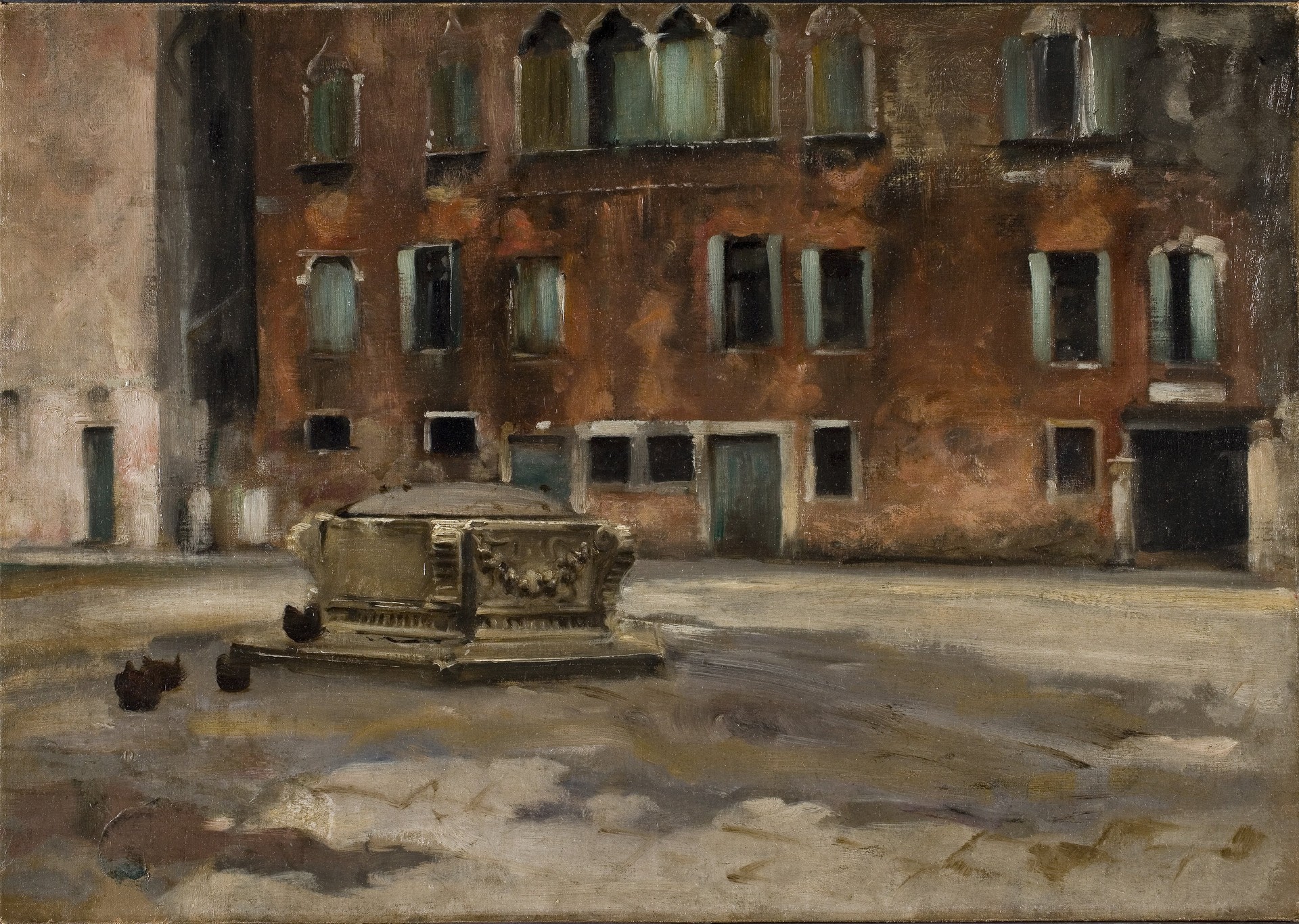 Campo Saint' Agnese, Venice - by John Singer Sargent