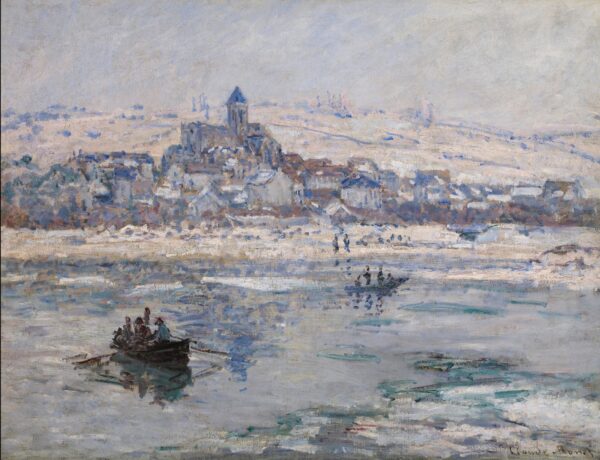 Vétheuil in Winter - by Claude Monet
