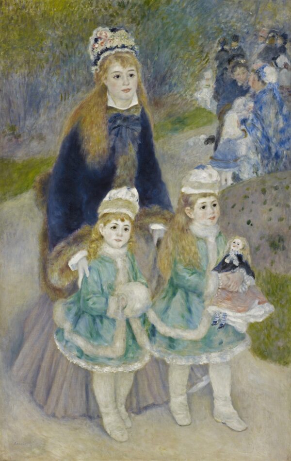 La Promenade - by Pierre-Auguste Renoir