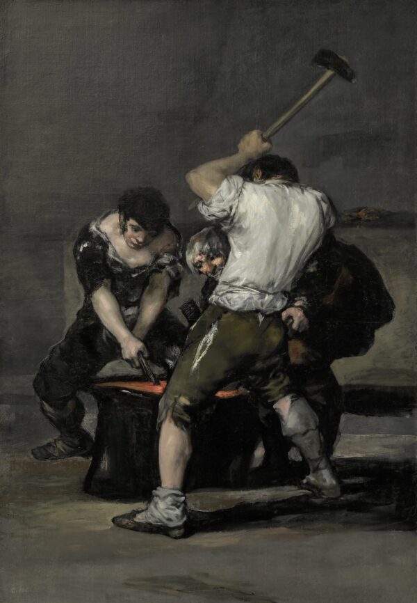 The Forge - by Francisco Goya y Lucientes