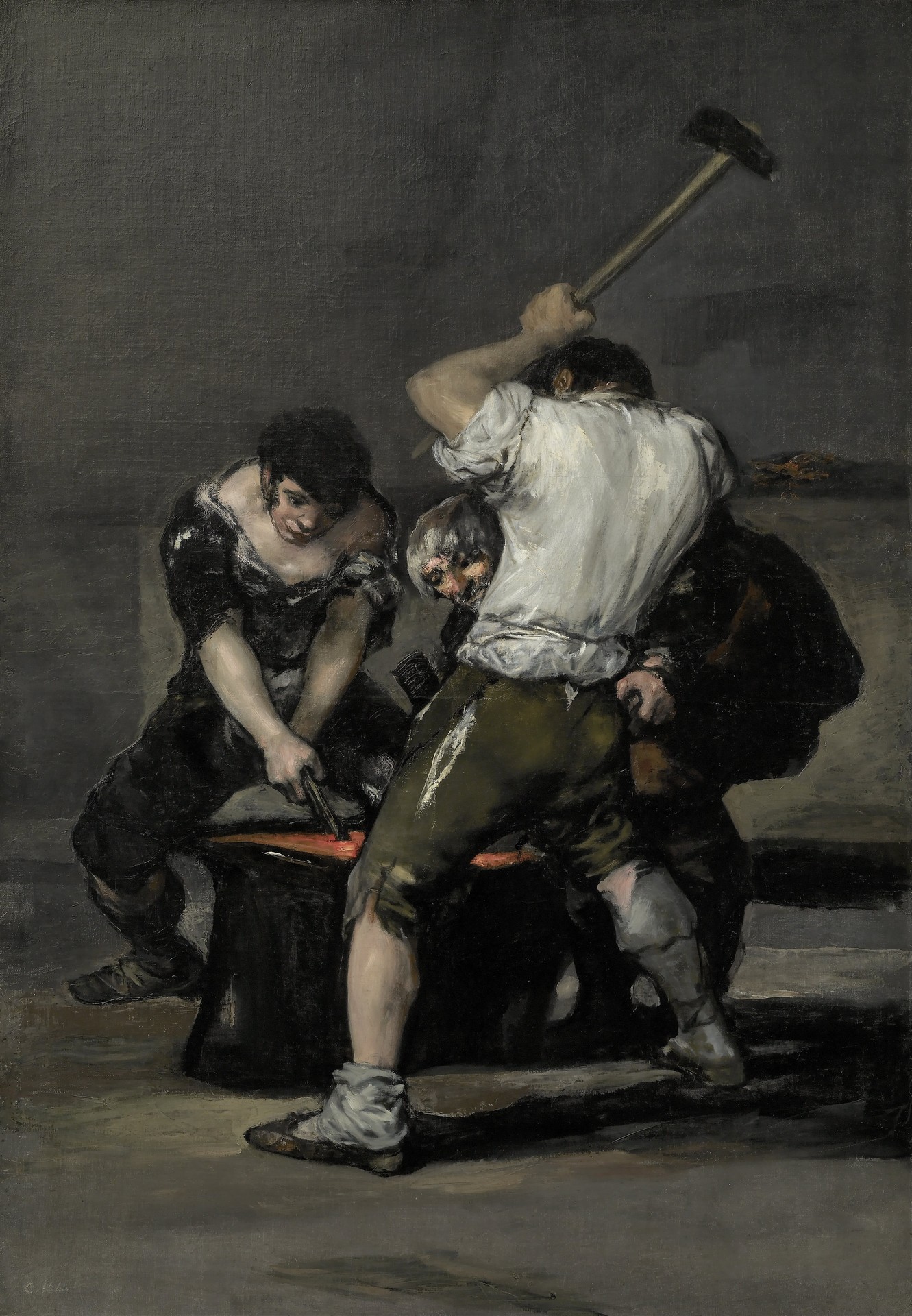 The Forge - by Francisco Goya y Lucientes