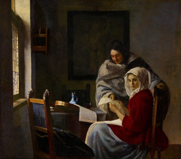 Girl Interrupted at Her Music - by Johannes Vermeer