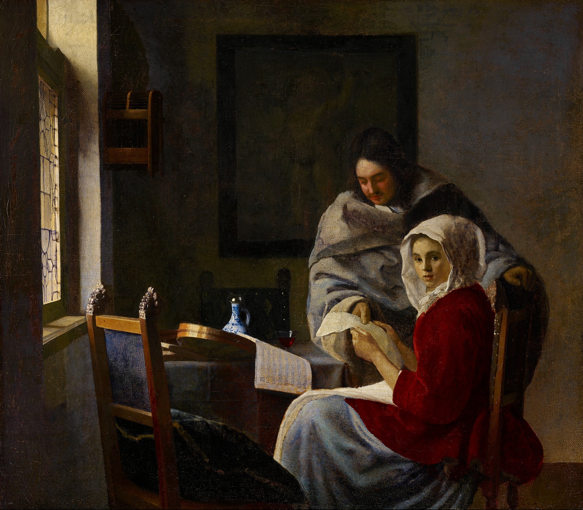 Girl Interrupted at Her Music - by Johannes Vermeer