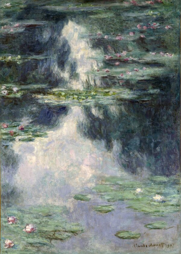Pond with Water Lilies - by Claude Monet