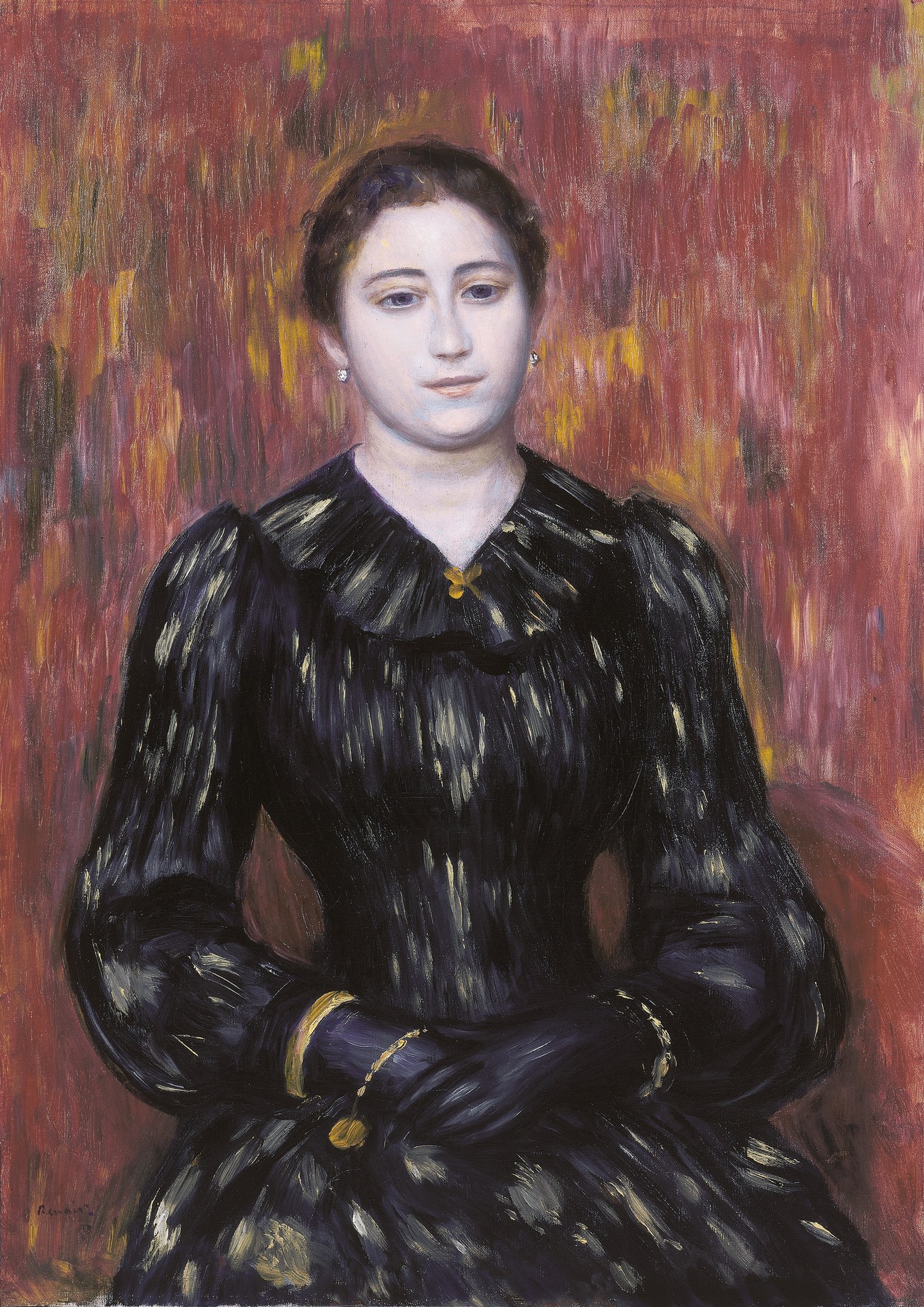 Portrait of Mme. Paulin - by Pierre-Auguste Renoir