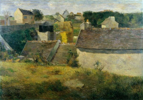 Houses at Vaugirard - by Paul Gauguin