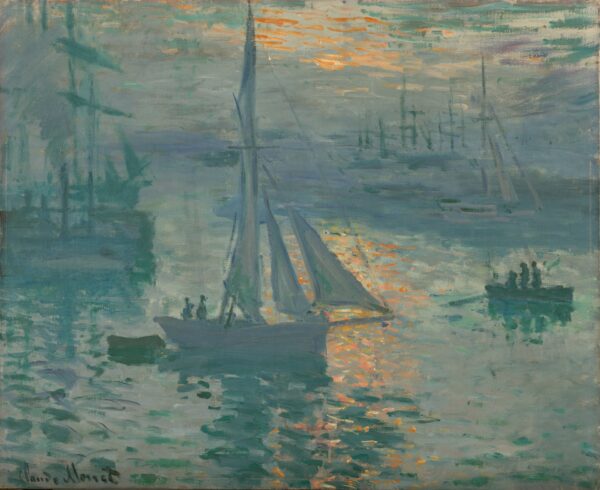 Sunrise (Marine) - by Claude Monet