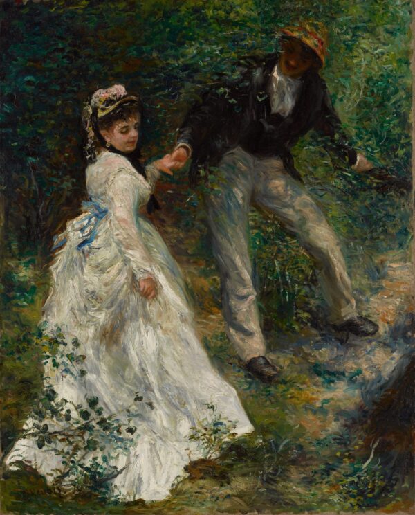 La Promenade - by Pierre-Auguste Renoir