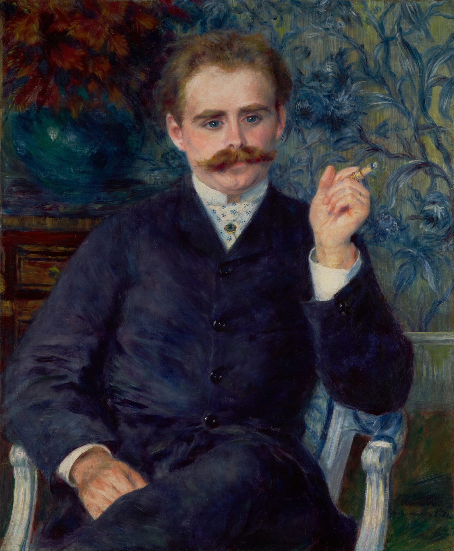 Albert Cahen d'Anvers - by Pierre-Auguste Renoir