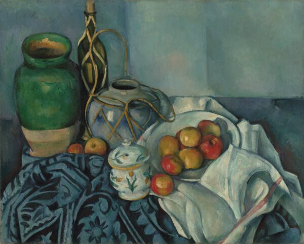 Still Life with Apples - by Paul Cézanne