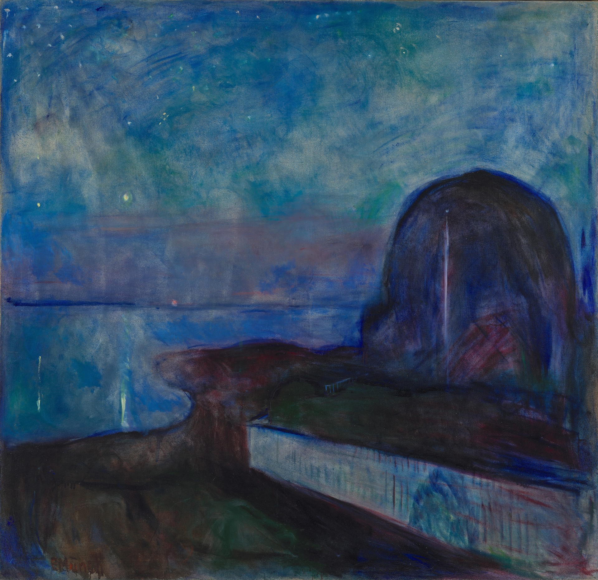 Starry Night - by Edvard Munch