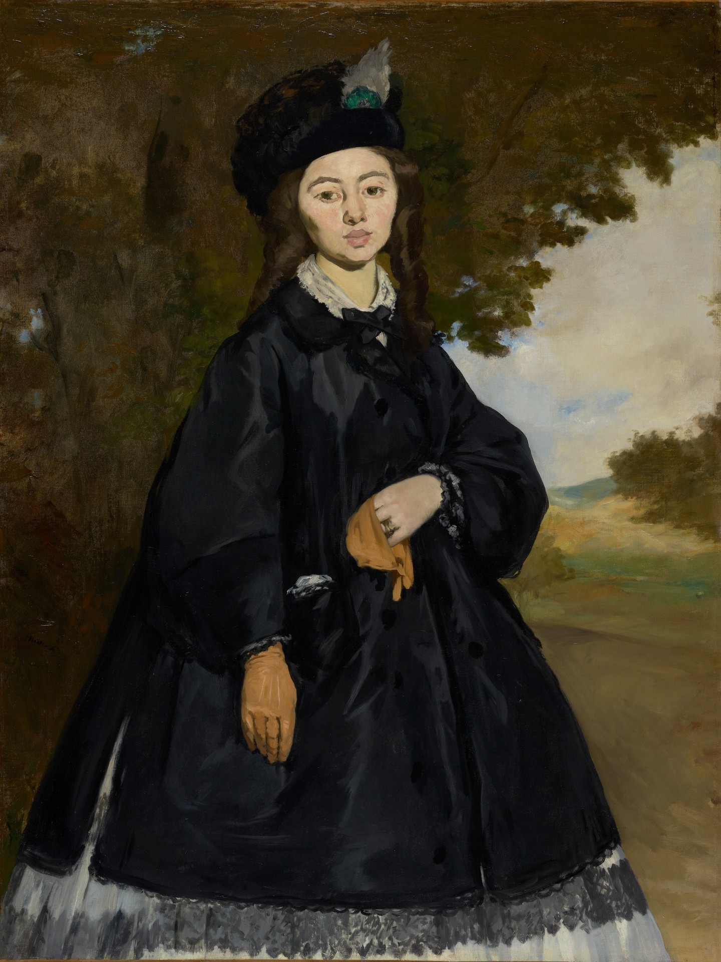 Portrait of Madame Brunet - by Édouard Manet