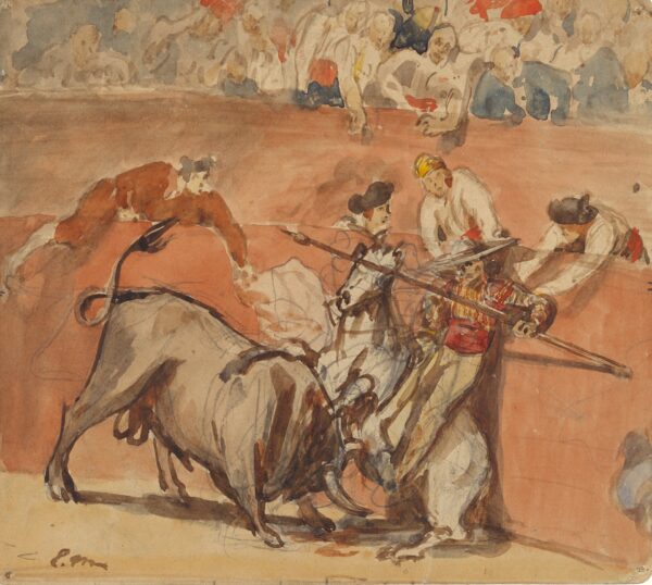 Bullfight - by Édouard Manet