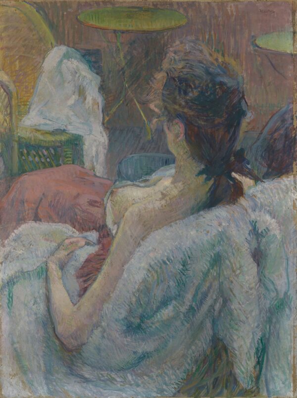 The Model Resting - by Henri de Toulouse-Lautrec