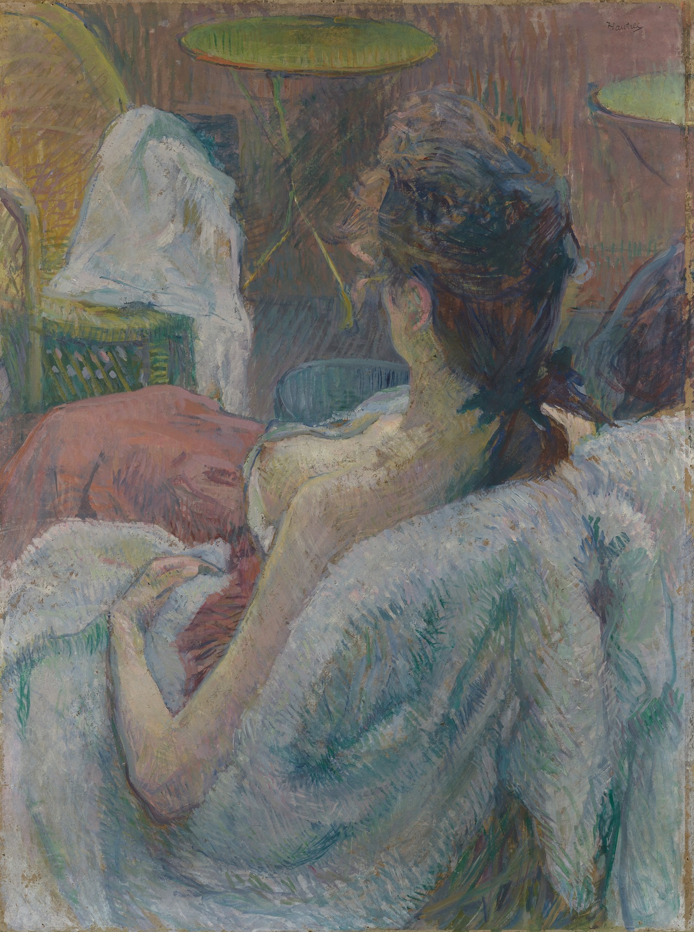 The Model Resting - by Henri de Toulouse-Lautrec