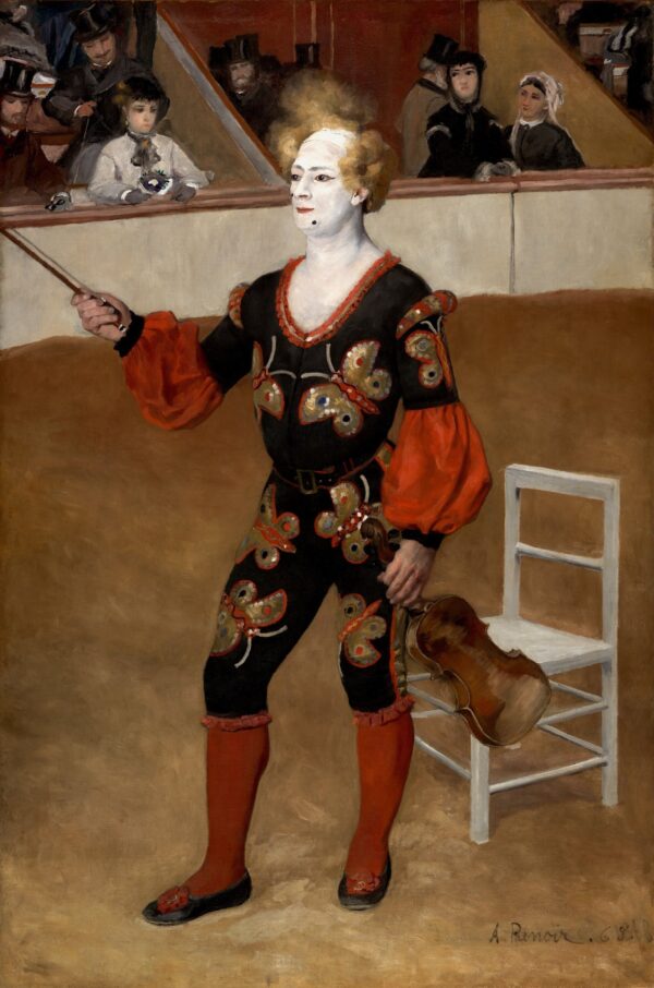 The clown - by Pierre-Auguste Renoir