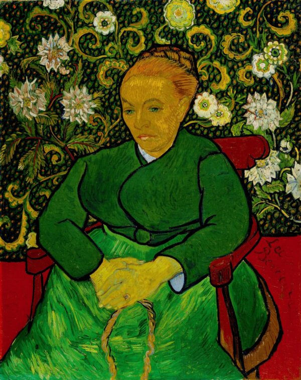 La Berceuse (portrait of Madame Roulin) - by Vincent van Gogh