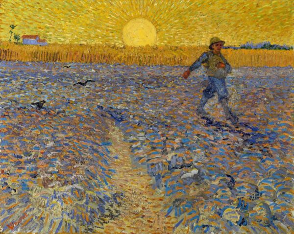 The sower - by Vincent van Gogh