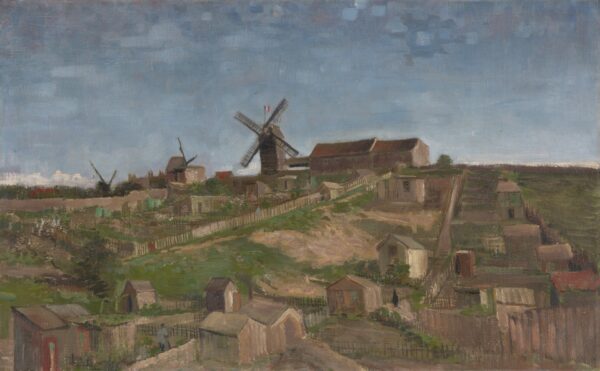 The hill of Montmartre - by Vincent van Gogh