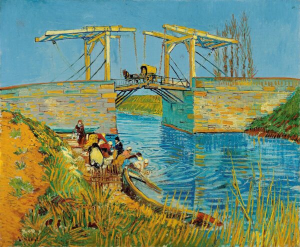Bridge at Arles (Pont de Langlois) - by Vincent van Gogh