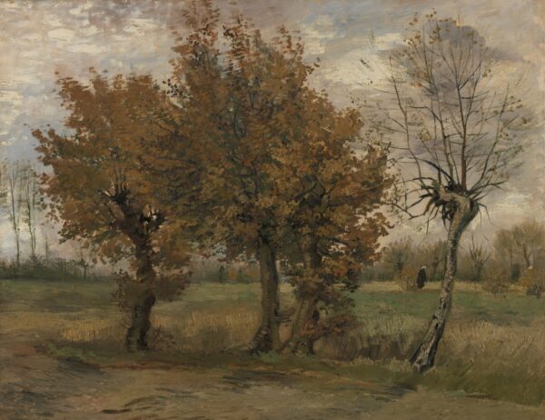 Autumn landscape - by Vincent van Gogh