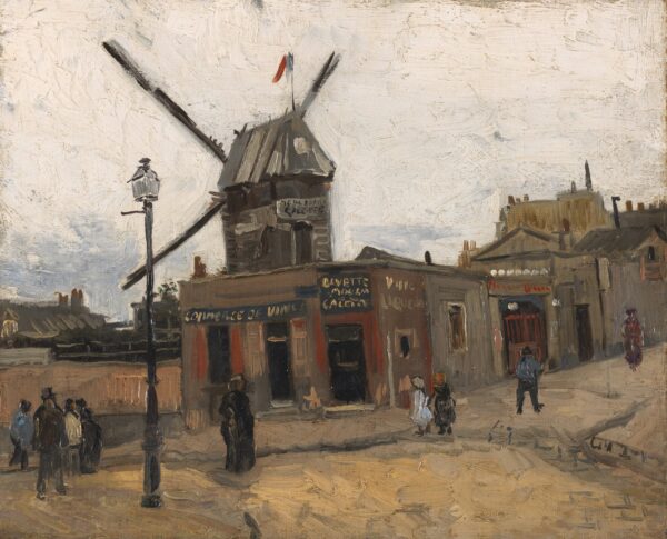 Moulin de la Galette - by Vincent van Gogh
