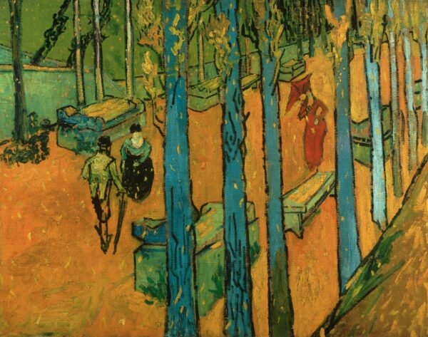 Falling Leaves (Les Alyscamps) - Vincent van Gogh