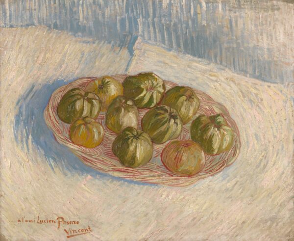 Basket of apples - by Vincent van Gogh