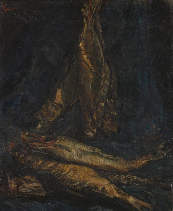 Smoked herrings - by Vincent van Gogh