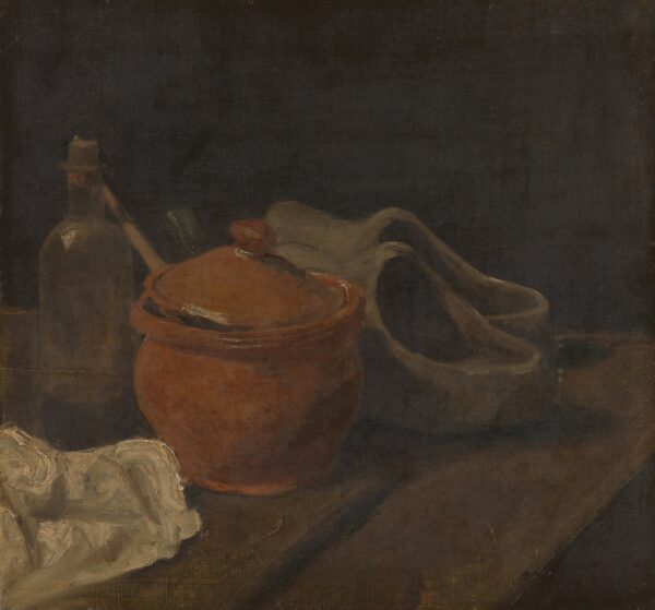 Still life with clogs - by Vincent van Gogh