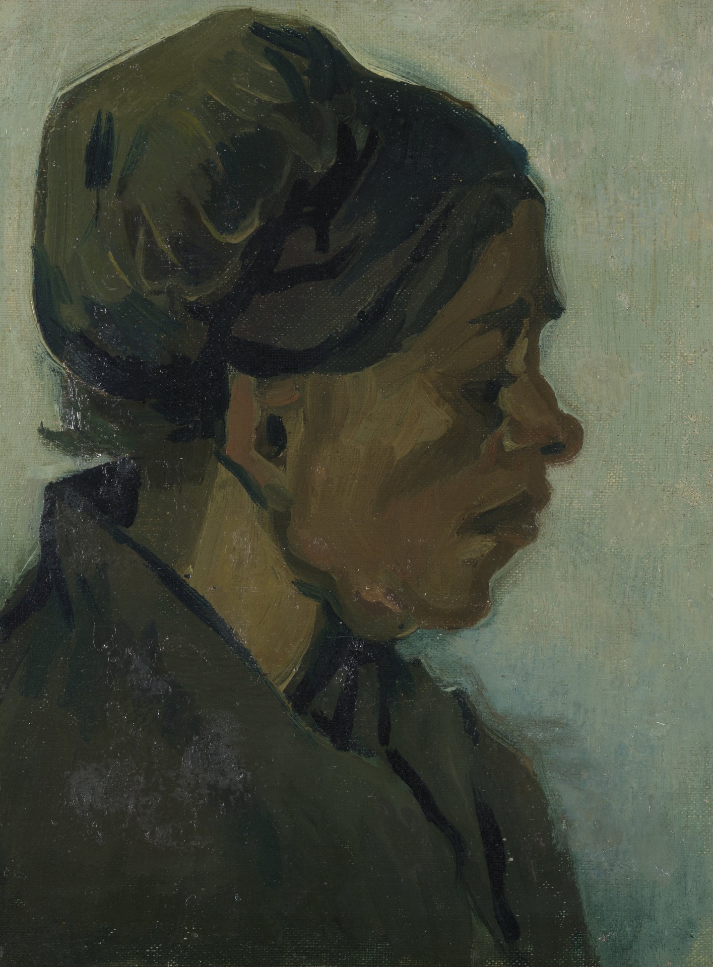 Head of a woman - by Vincent van Gogh