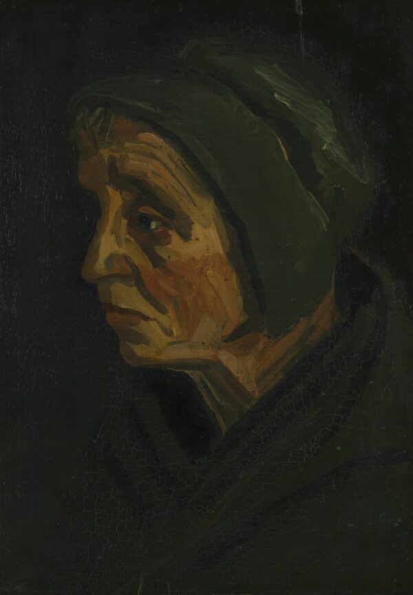 Head of a woman - by Vincent van Gogh