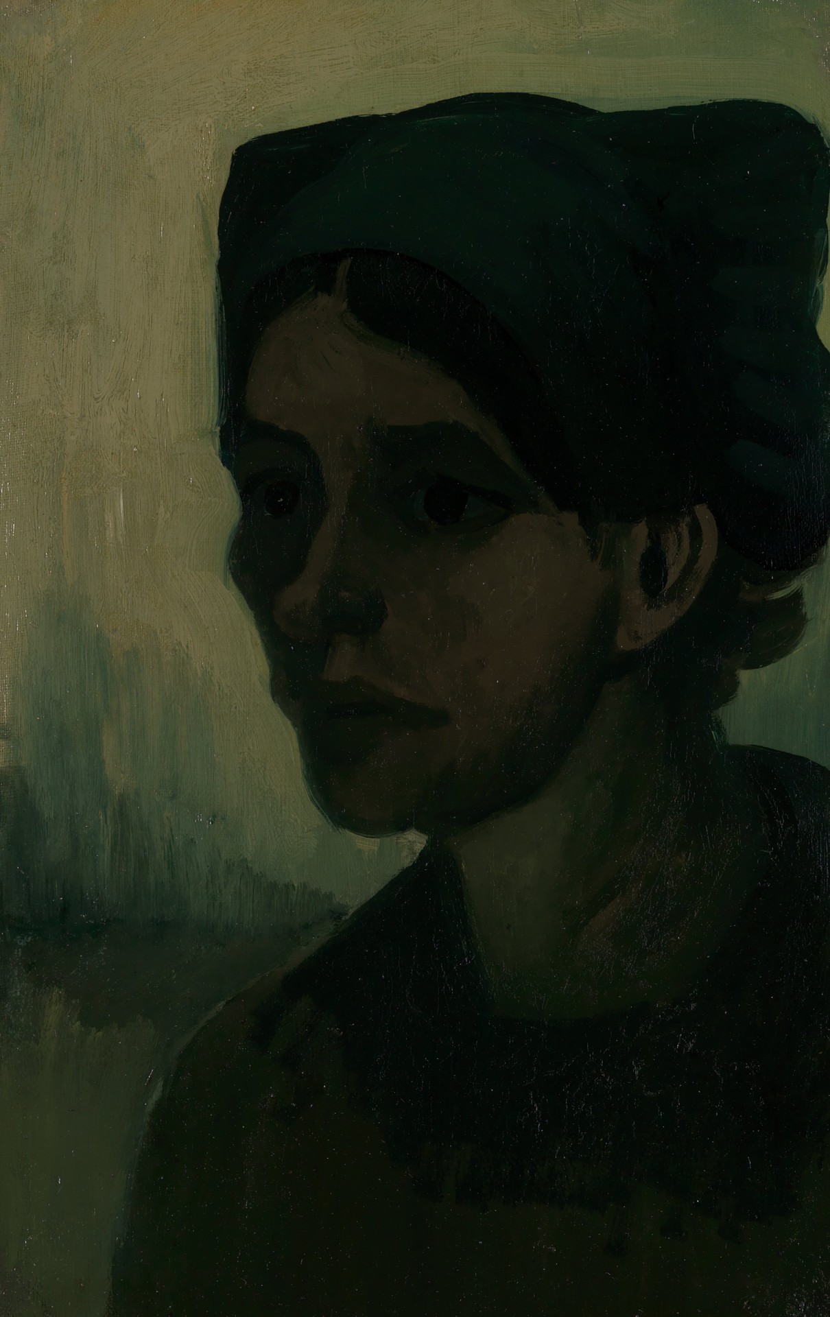 Head of a woman - by Vincent van Gogh