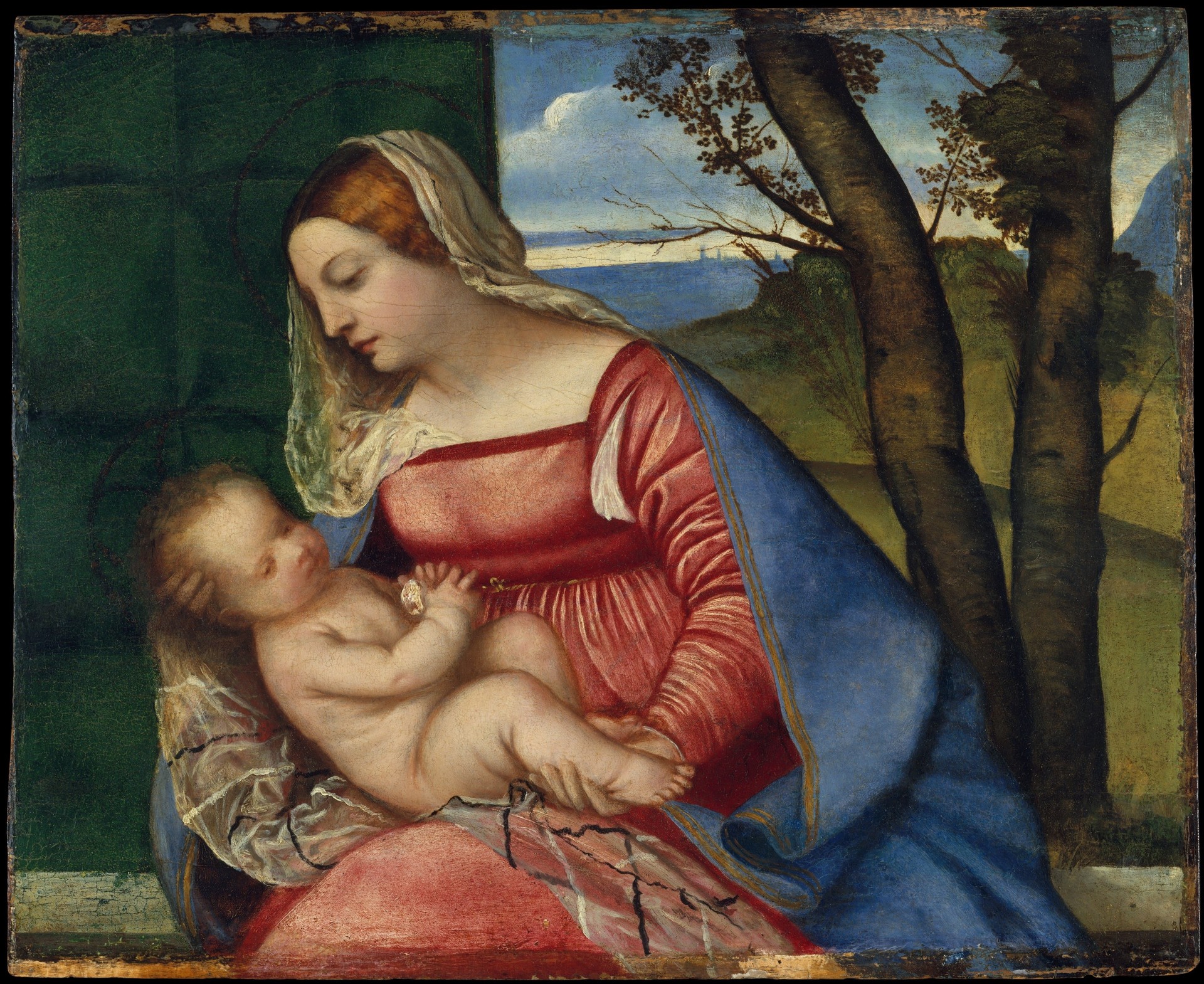 Madonna and Child - by Titian