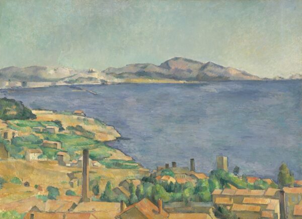 The Gulf of Marseilles Seen from L'Estaque - by Paul Cézanne