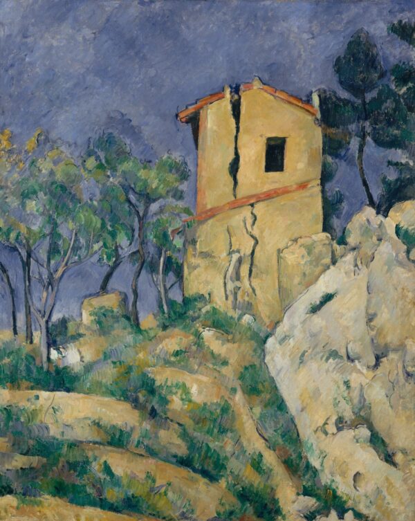 The House with the Cracked Walls - by Paul Cézanne