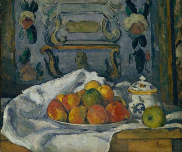 Dish of Apples - by Paul Cézanne