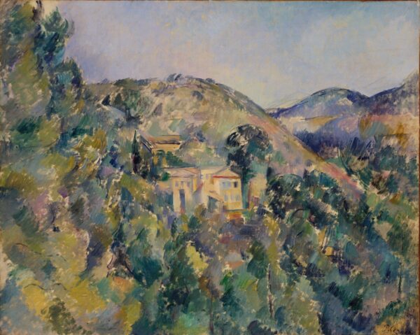 View of the Domaine Saint-Joseph - by Paul Cézanne