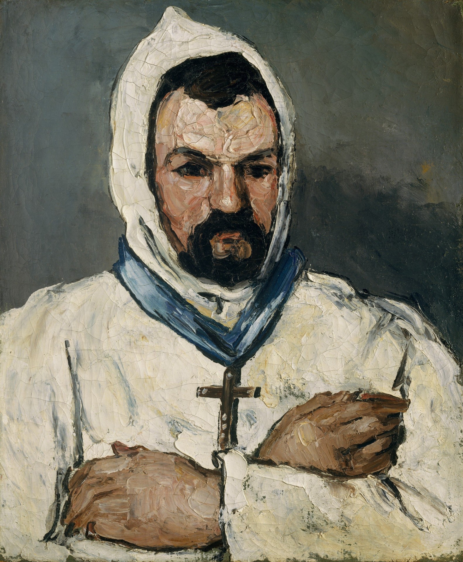 Antoine Dominique Sauveur Aubert (born 1817), the Artist's Uncle, as a Monk - by Paul Cézanne