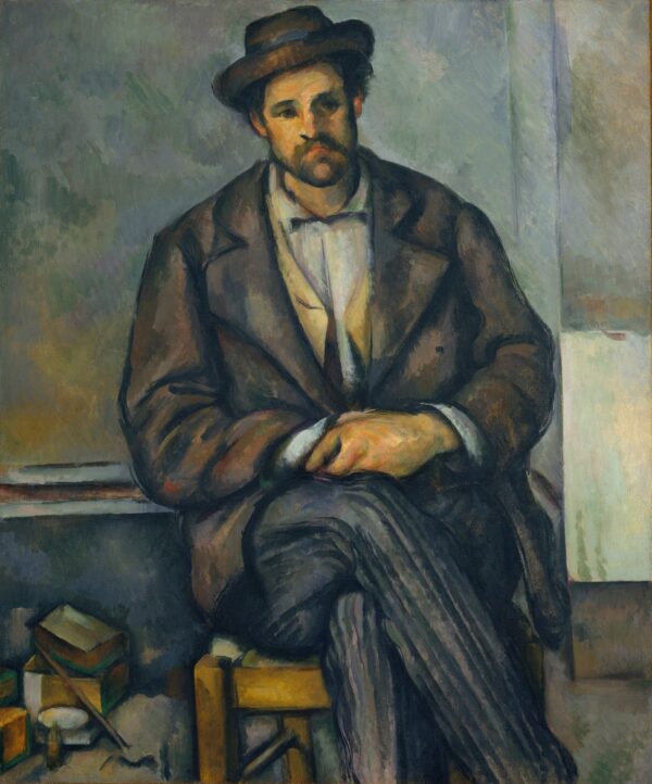 Seated Peasant - by Paul Cézanne