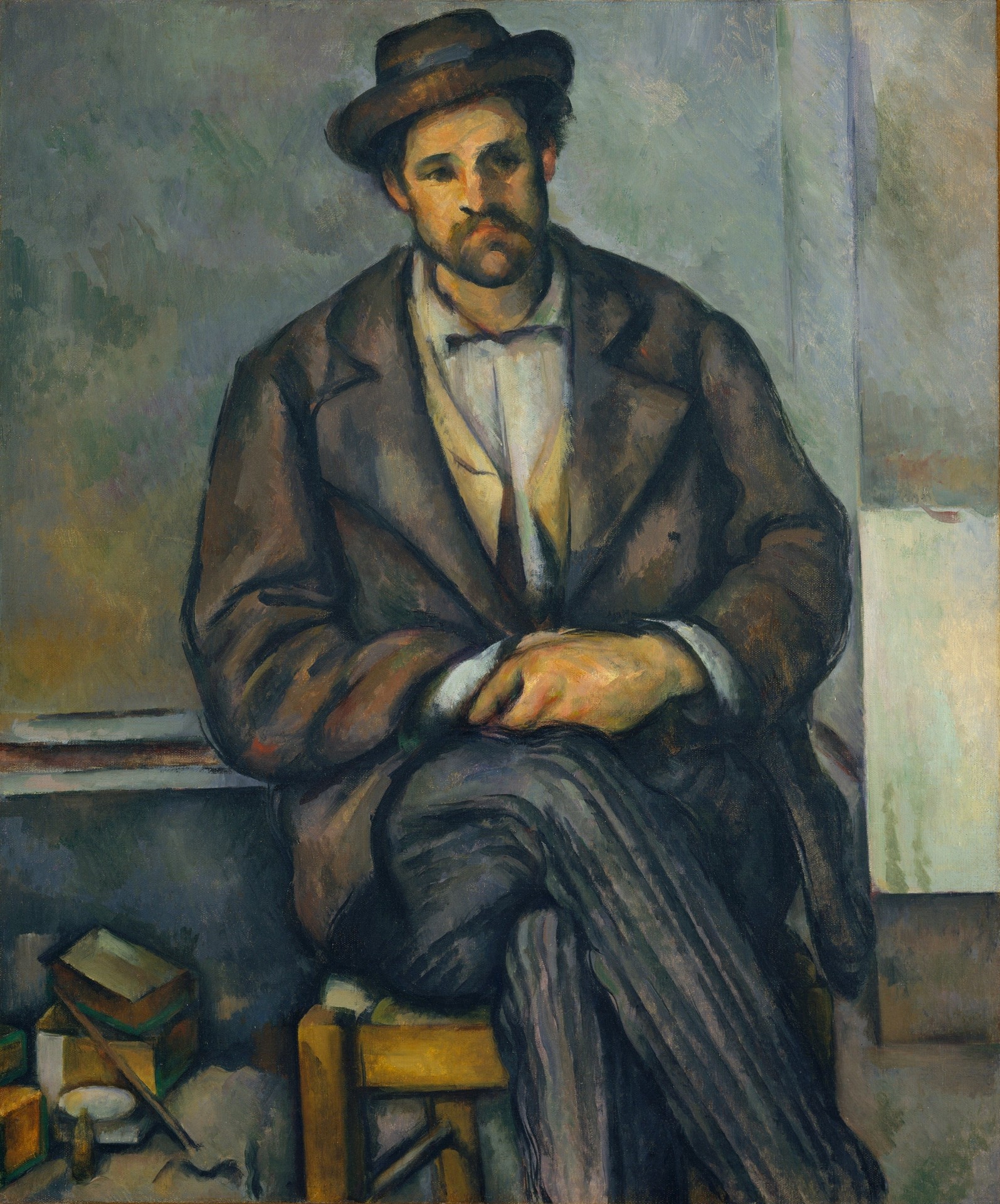 Seated Peasant - by Paul Cézanne
