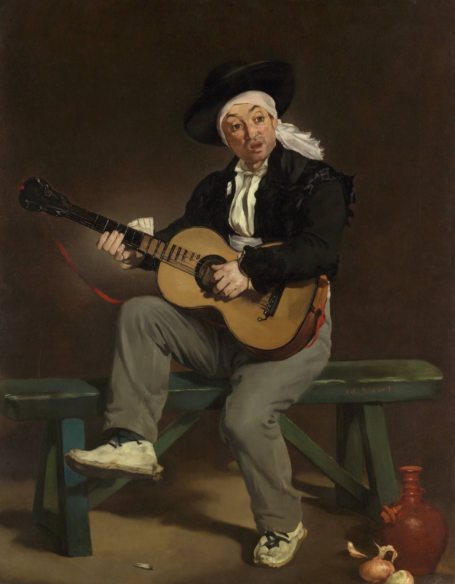 The Spanish Singer - by Édouard Manet