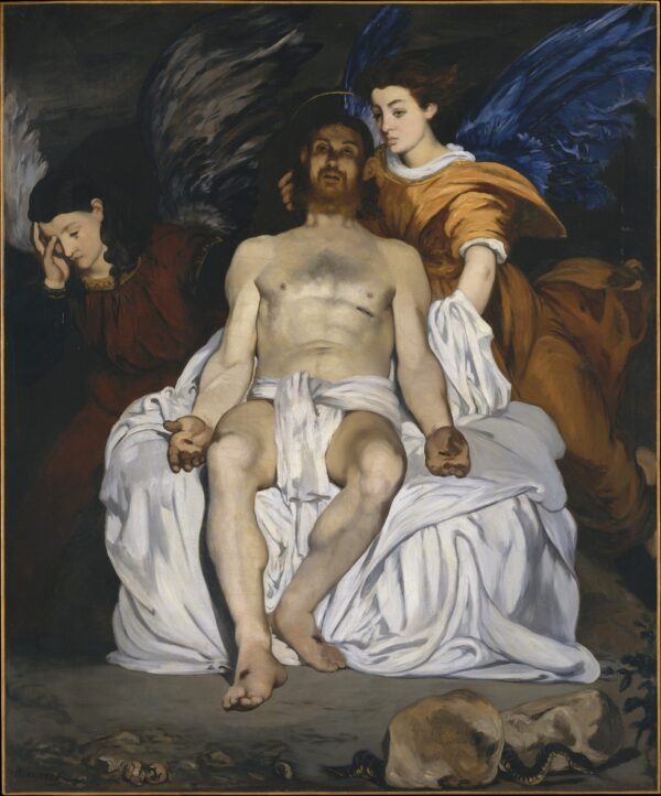 The Dead Christ with Angels - by Édouard Manet