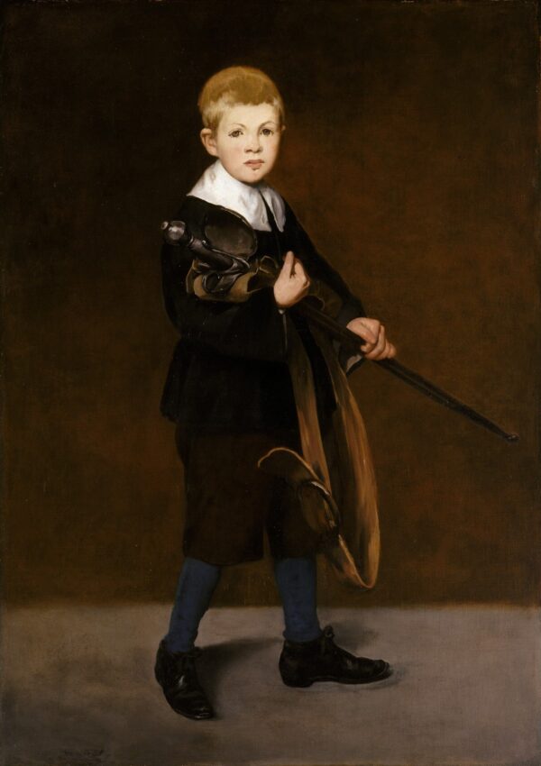 Boy with a Sword - by Édouard Manet